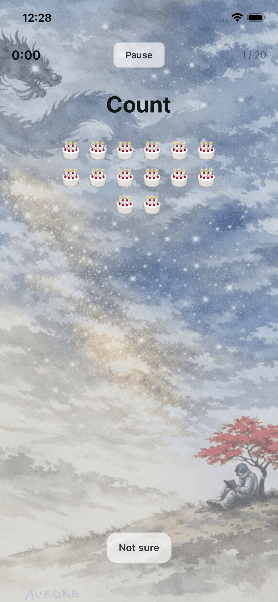 Math Dojo counting mode