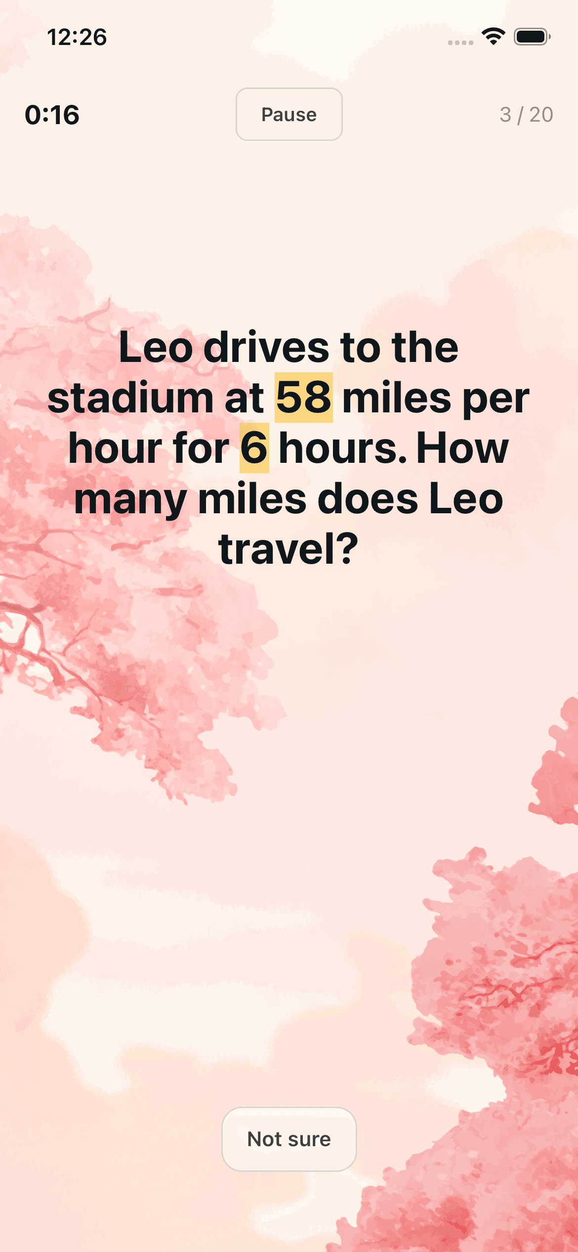 Math Dojo word problems mode